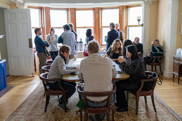Faculty and PhD Students gathering 