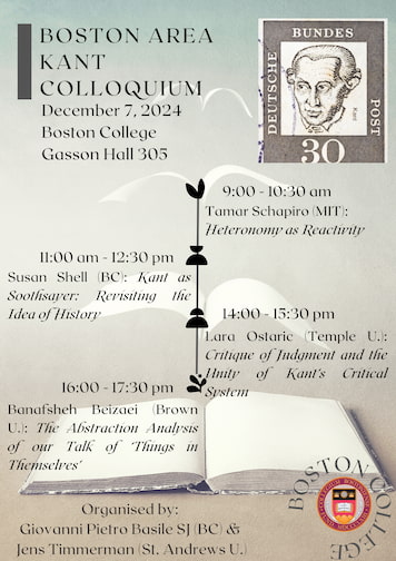 Boston Area Kant Colloquium