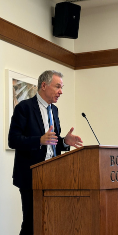 Professor Olivier Boulnois Gave the Third Annual Blanchette-Kennedy Lecture in Philosophy and Religion