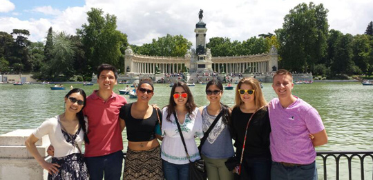 Students in Madrid