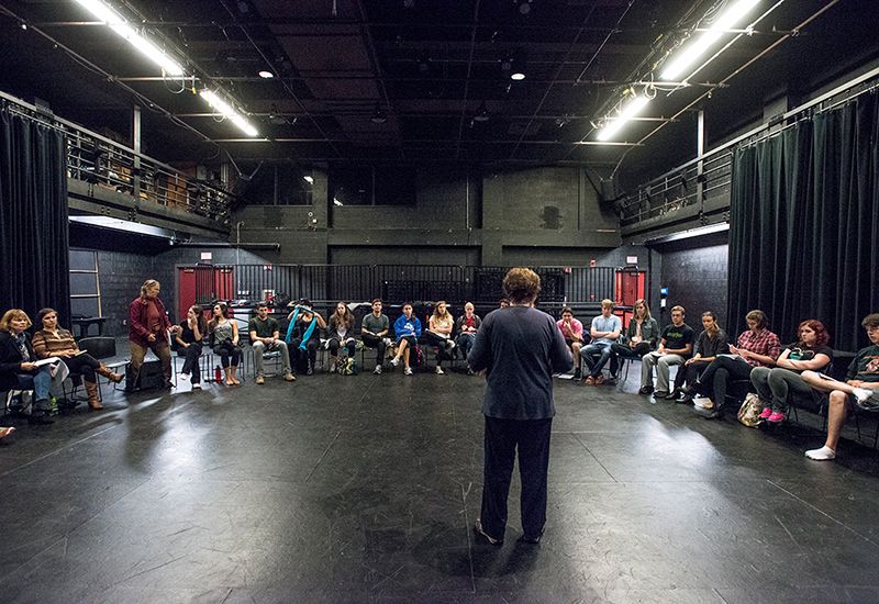 A theater workshop