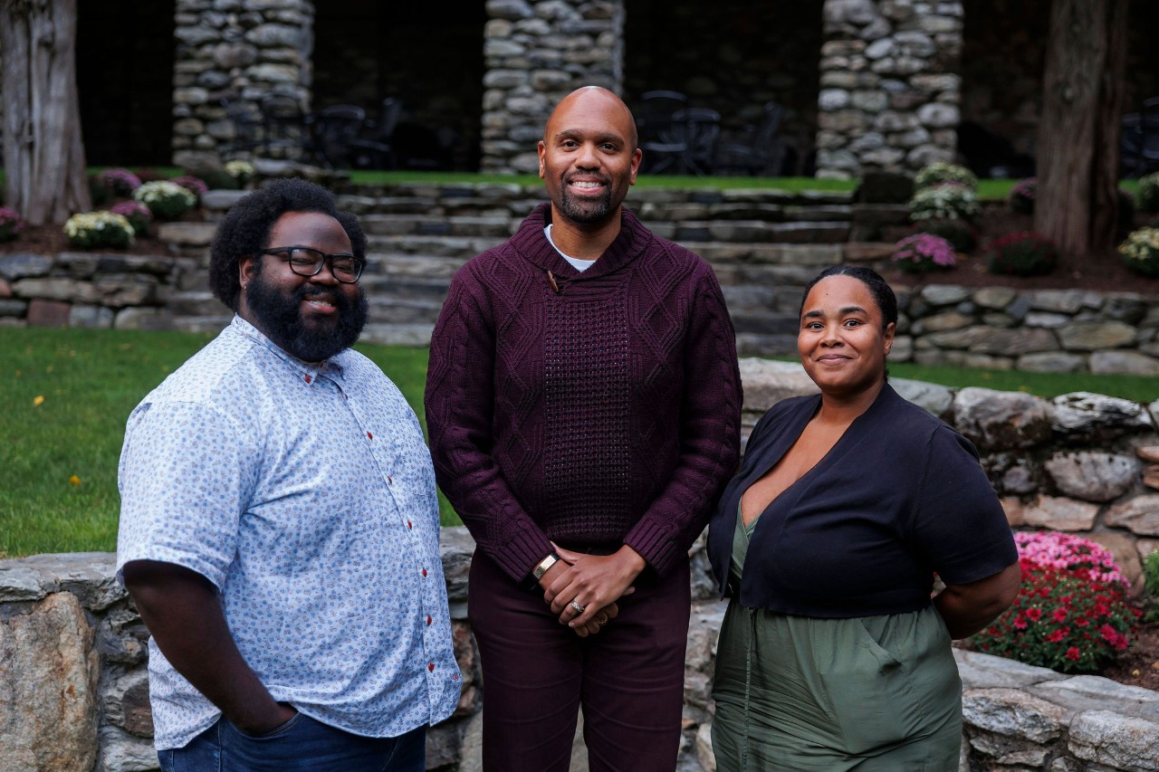 From left to right: Samuel Bradley, Jr., Tyrone M. Parchment, and Lujuana Milton.