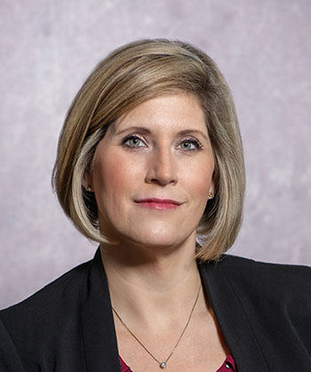 Portraits of professional staff members of the Woods College of Advancing Studies for website. This is Program Director MS Sports Administration Patricia Raube Keller.