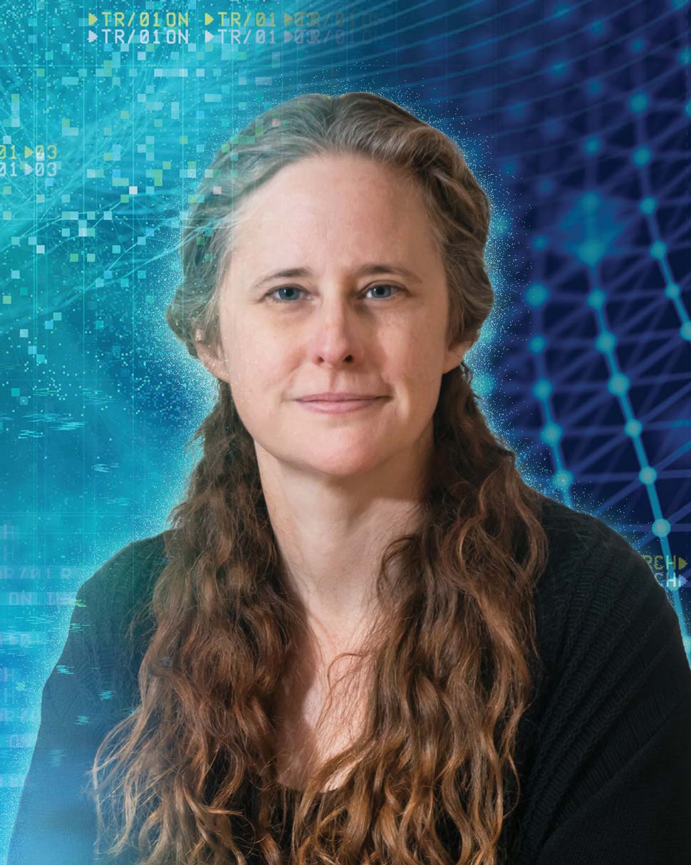 Photo illustration of Emily Prud’hommeaux