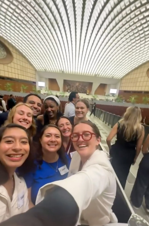 CSTM students taking a selfie