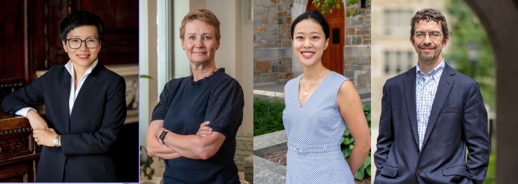 four faculty members