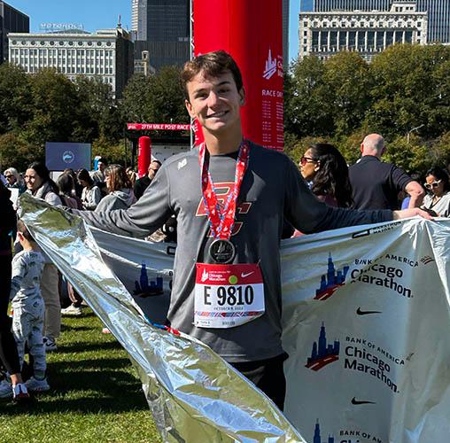 A runner after a race