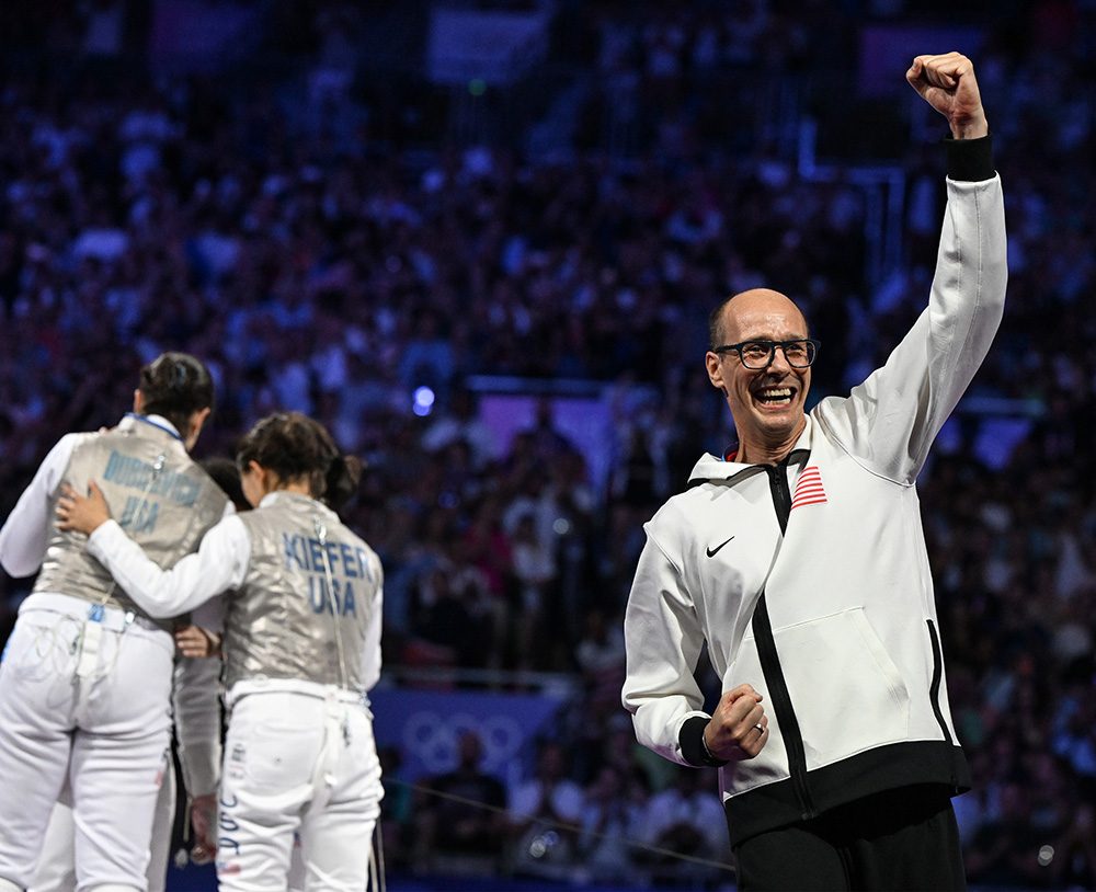 Ralf Bissdorf celebrating