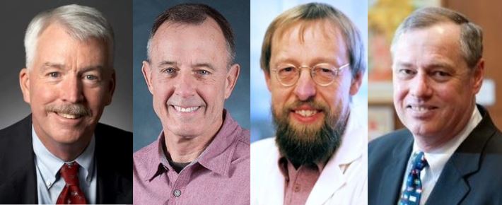 Portraits of four researchers