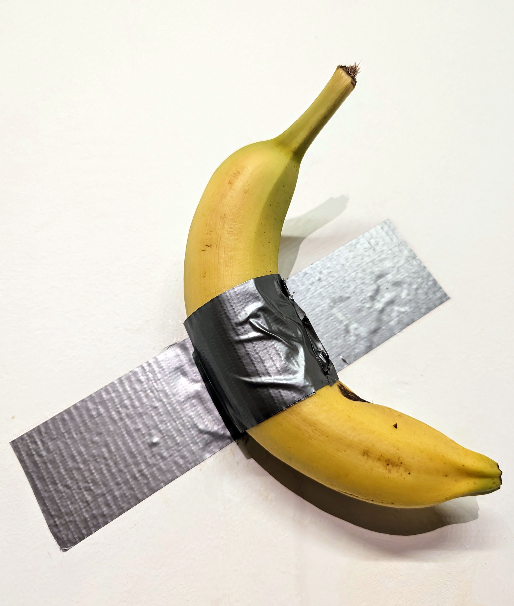 banana duct-taped to a wall