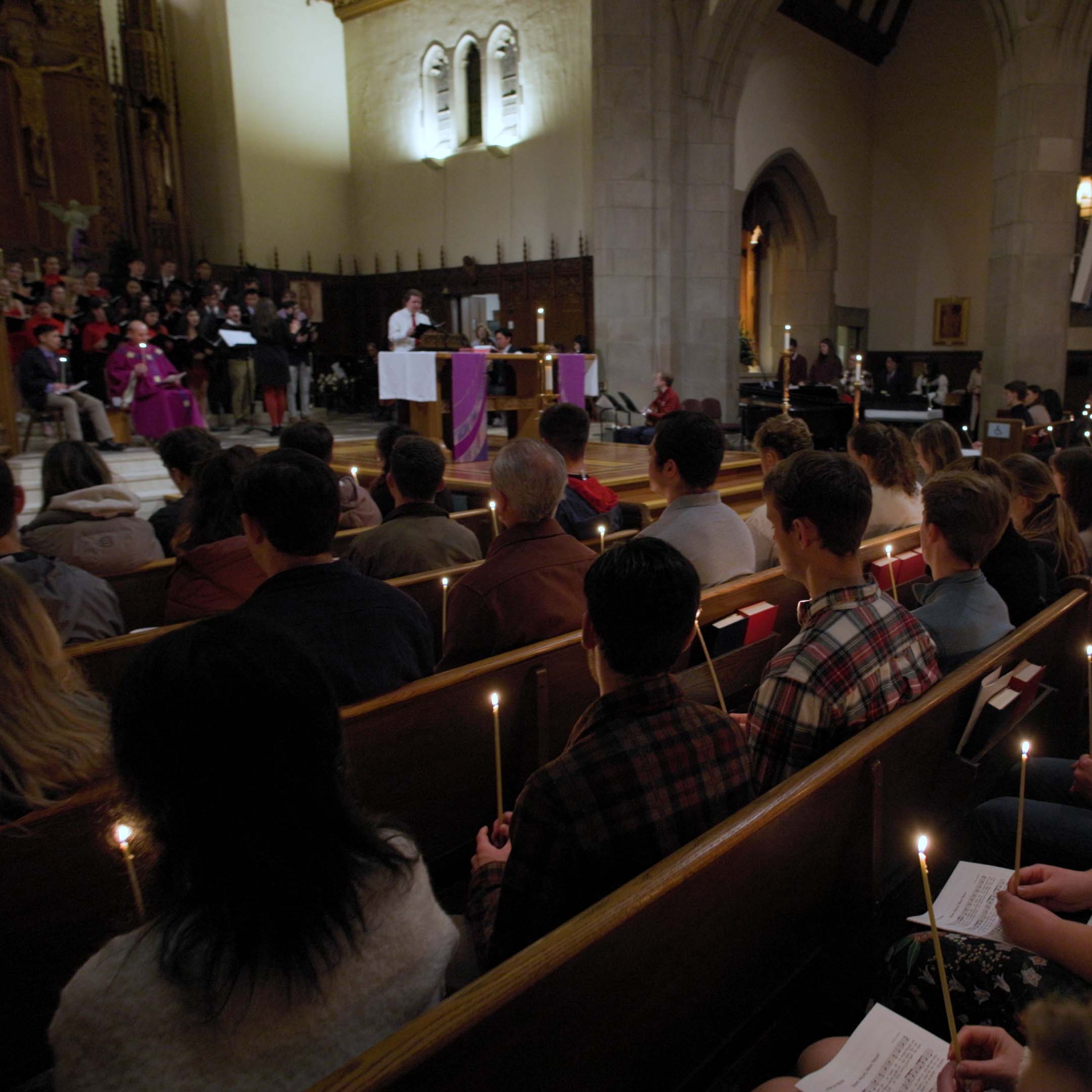 Candlelight mass