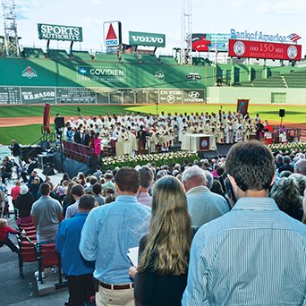 Mass at Fenway